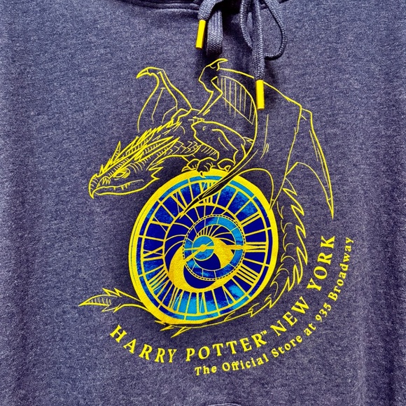 Harry Potter NYC Dragon Hoodie - Navy, L - Picture 3 of 8